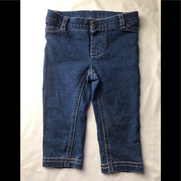 CARTERS stretch pants & CIRCO jean skirt 6M - Picture 7 of 10